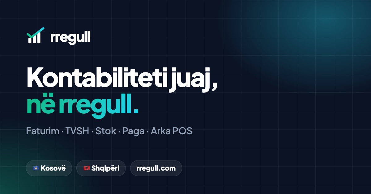 Rregull: Accounting Software for Kosovo and Albania